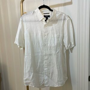 Nordstrom Linen Tee Size L